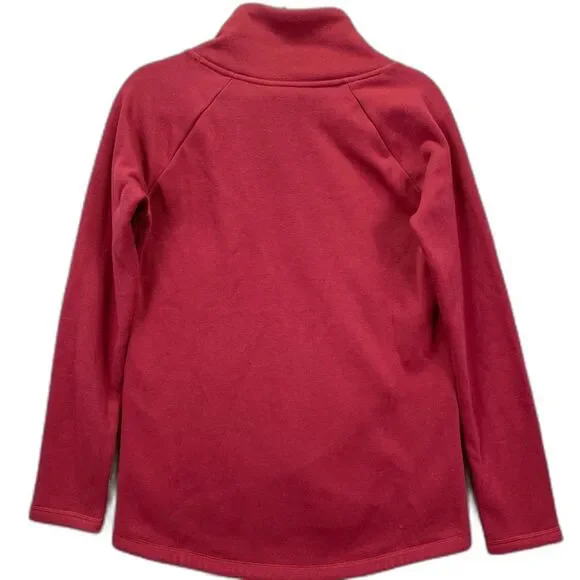 ATHLETA WOMEN XS Cozy Karma Asym Pullover Sweatshirt Decadent